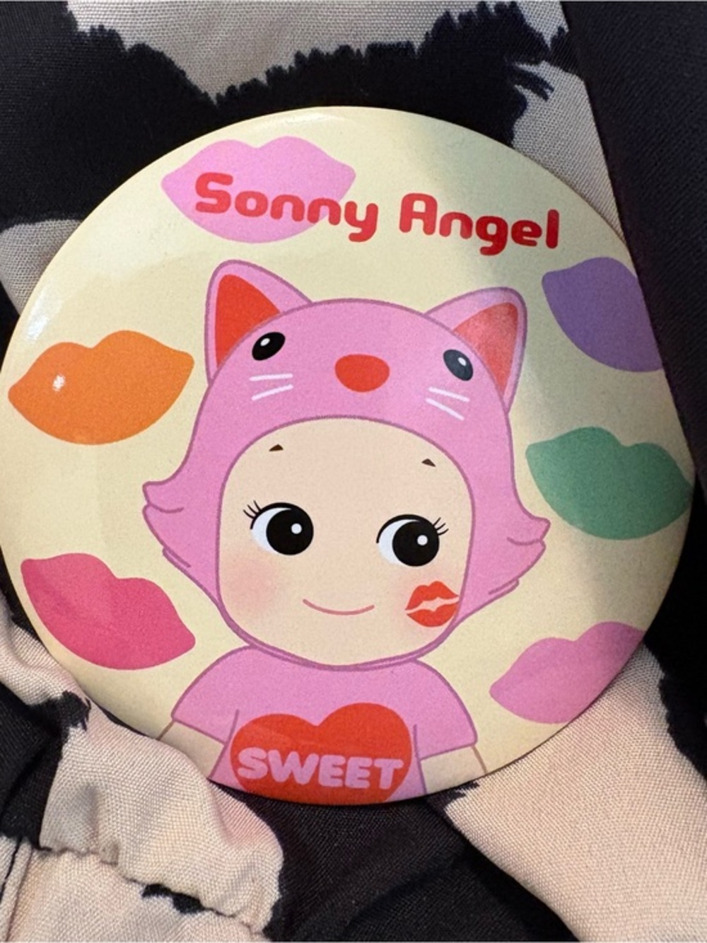 Sonny Angel Pink Compact Mirror — Sweet Design